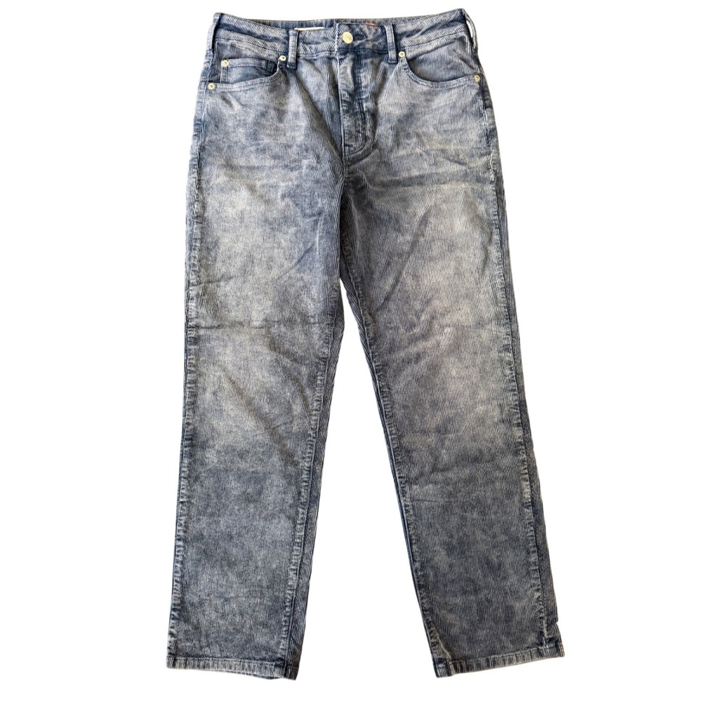 Anthropologie Pilcro Women's 28 Vintage Straight Blue Corduroy Pants | SKU 1097